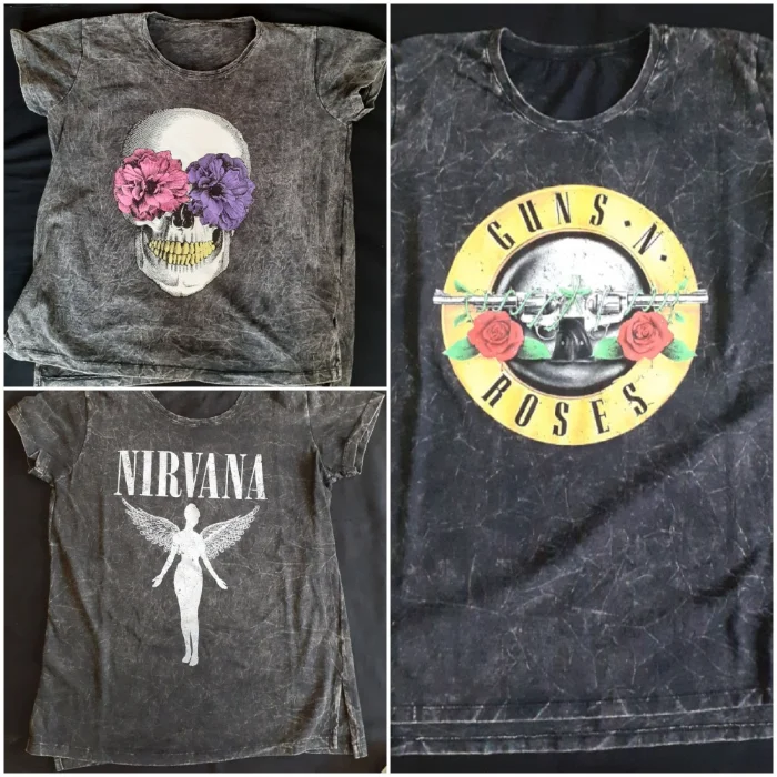 Remeras con Brillo Rock