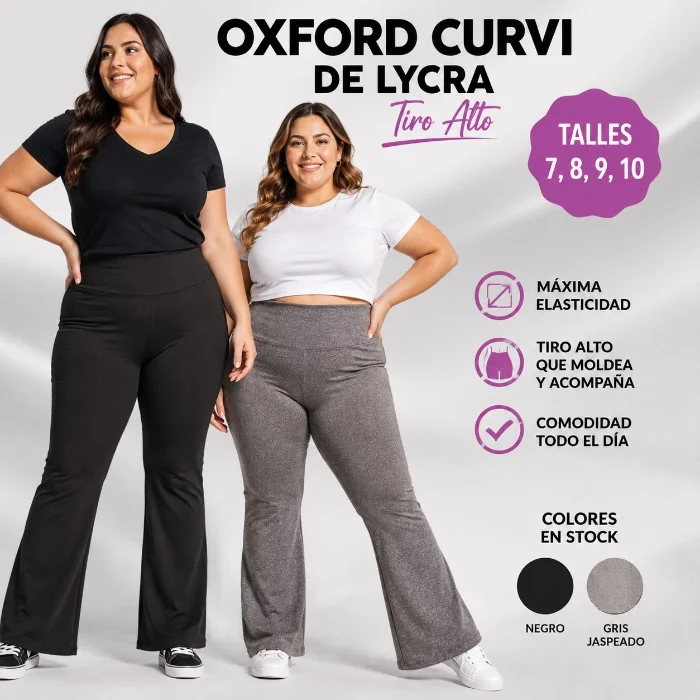 Calza Oxford Curvi Lycra