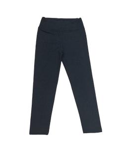 Calza Retro Frizada Negro Liso Nena