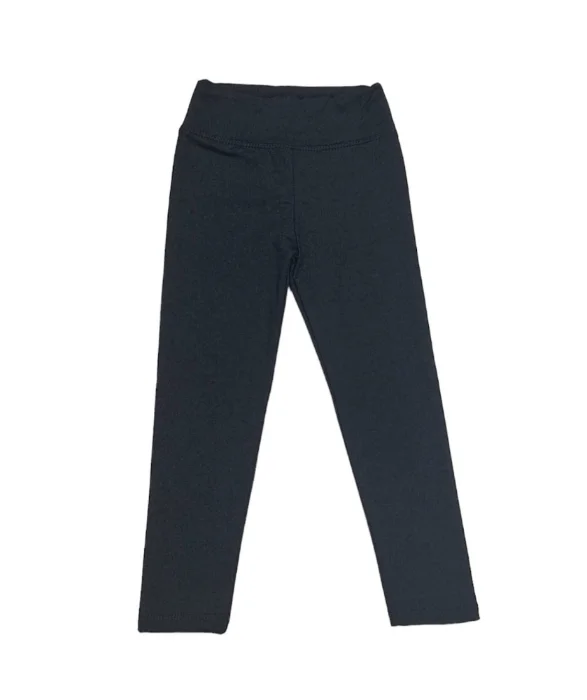 Calza Retro Negro Liso Nena