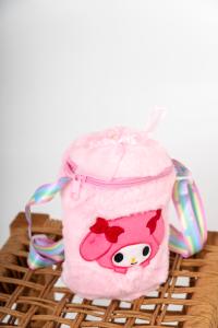Bolso San Rio  de Peluche Niñas Personajes Cinnamoroll Kuromi My Melody Hello Kitty - Miniatura 3