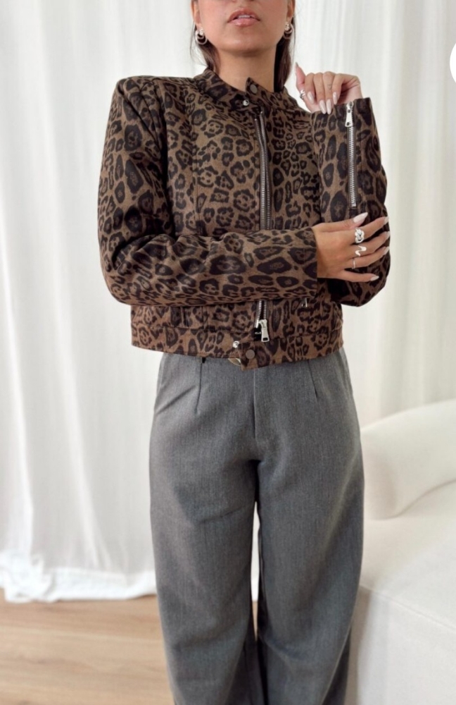 Campera Gamusada Hhp Animal Print - Imagen 2