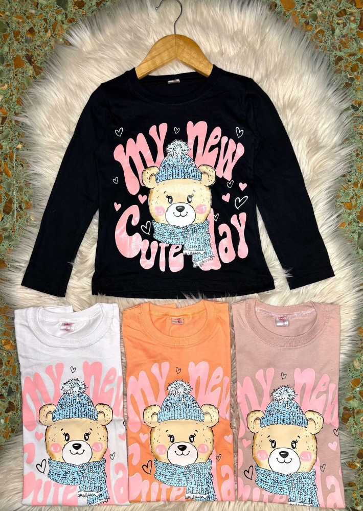 Camisetas de Nena Algodón Peinado Estampa Plastisol - Imagen 2