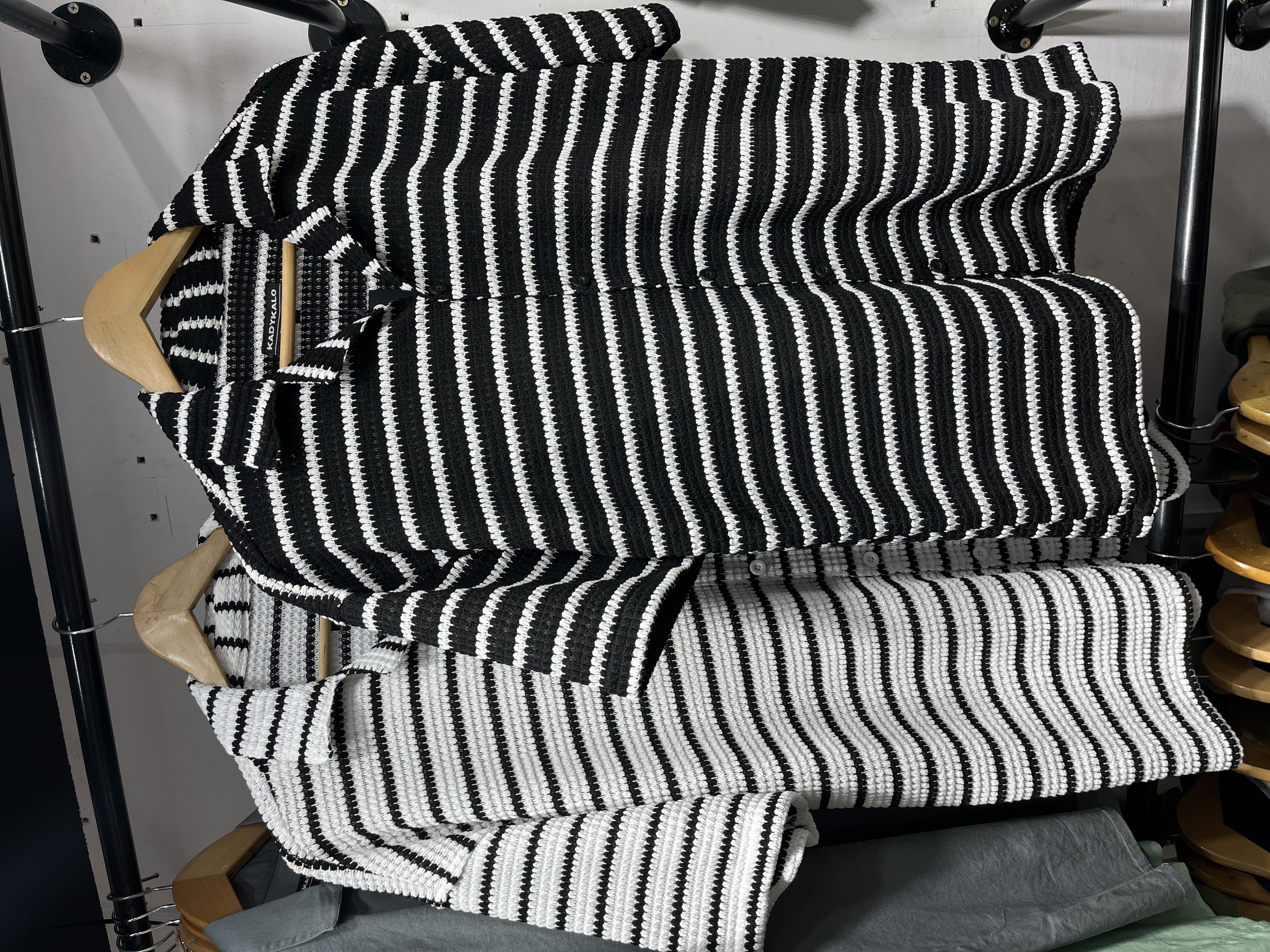 Camisa de Crochet Calado Tejido Oversize Cuello Cubano Hombre - D3FA51CD-F9C2-40B8-B60F-CE1303AD7076.jpeg