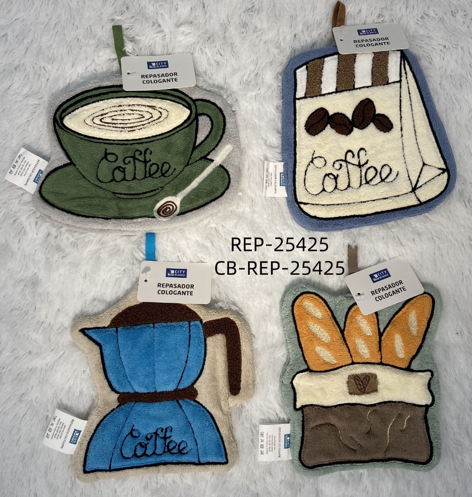 Repasadores con Diseños y Colgante - Imagen 3