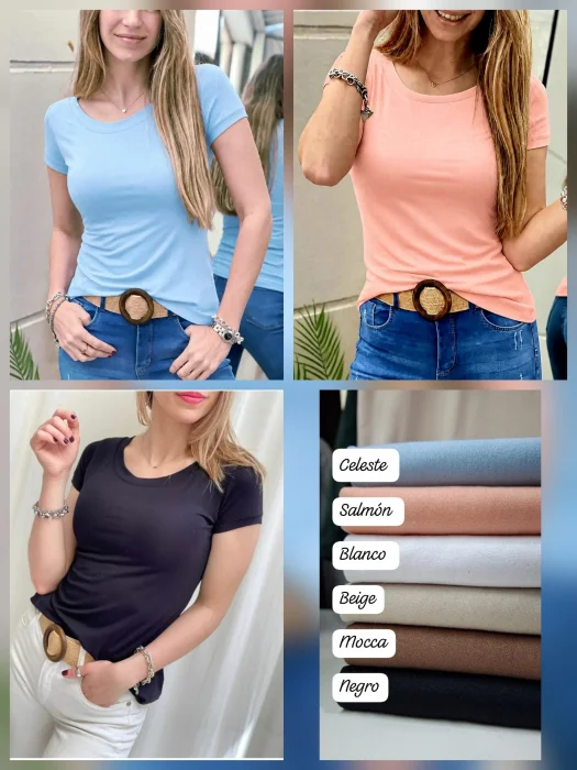 Remeras Basicas X Talles - Modal Viscosa