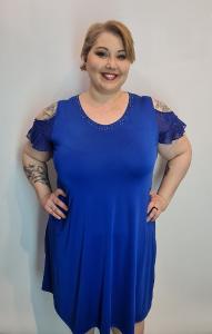 Vestido Fiesta Corto con Encaje Labrada, Maga Talle Xxl 271411 - Miniatura 1
