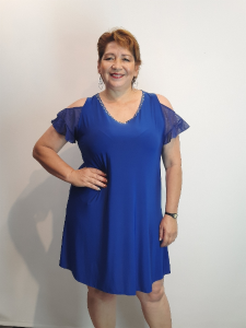 Vestido Fiesta Corto con Encaje Labrada, Maga Talle Xxl 271411 - Miniatura 6