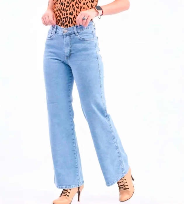 Wide Leg Elastizado Mujer