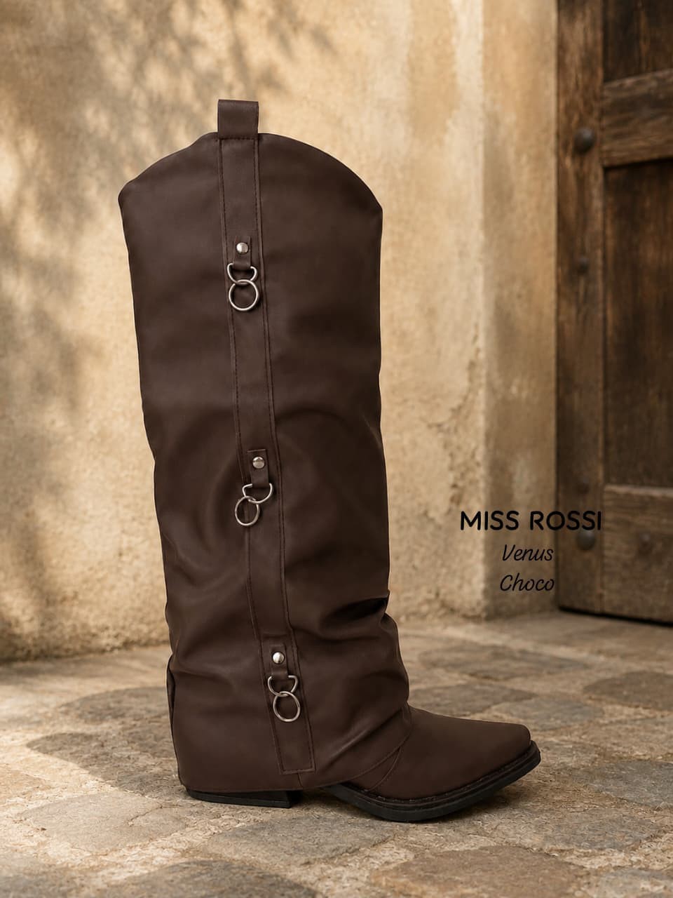 Texanas Arrugadas Altas Chocolate - Imagen 2