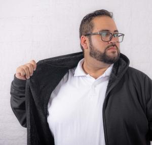 Campera Especial con Piel Solo X Curva - Miniatura 5