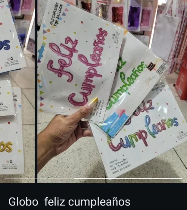 Feliz Cumpleaños de Globos