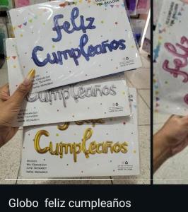 Feliz Cumpleaños de Globos - Miniatura 2