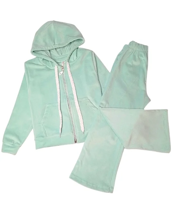 Conjuntos de Plush con Campera y Palazzo