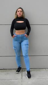 Joggers Elastizado Celeste