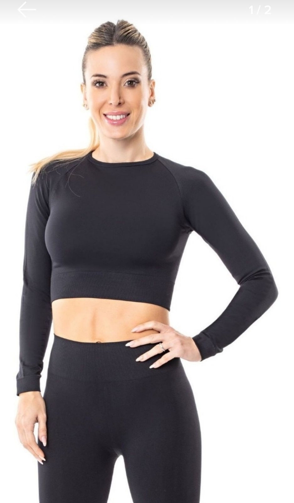 Crop Top Manga Larga - Imagen 3