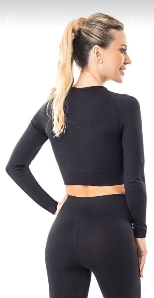 Crop Top Manga Larga - Imagen 4