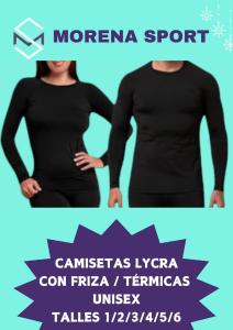 Camiseta Lycra Térmica Frizada Unisex