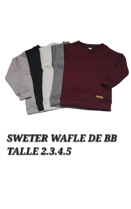 Sweter Wafle de Bb