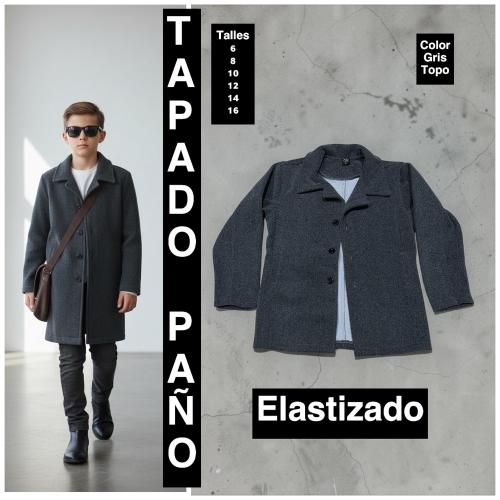 Tapados de Niño. Tela Paño Elastizado