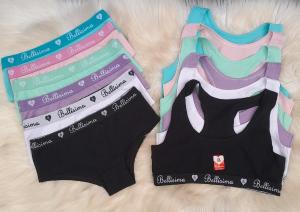 3 Modelos de Conjunto de Nena -1  Top Deportivo  y Bombi - 2 Corpiño Bretel y Bombi - Miniatura 1