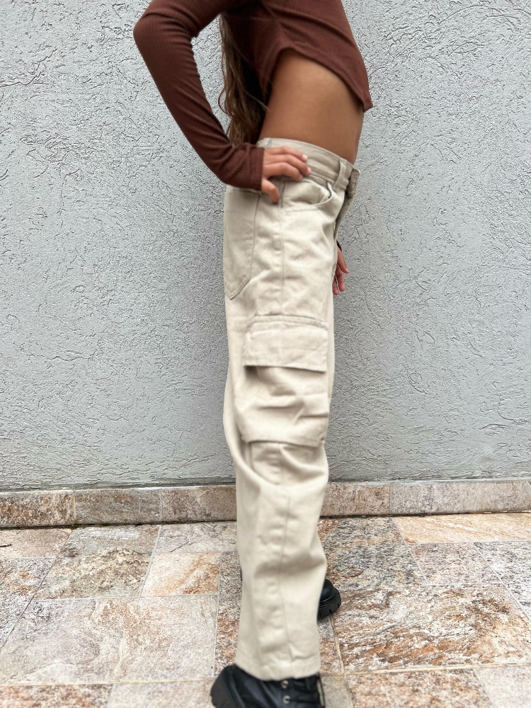 Baggi Beige Unisex Liquidación Asta Agotar Stock - Imagen 4