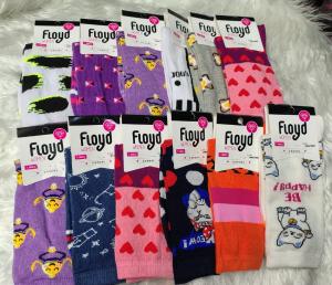 Medias Algodón Mujer Floyd Estampado
