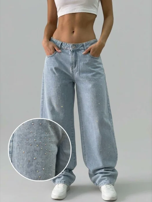 Baggy C/strass de Dama