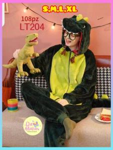 Pijama Kigurumi Dino Adultos Premium