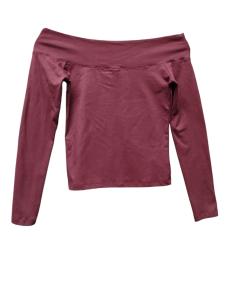 Remera Cuello Bote Manga Larga