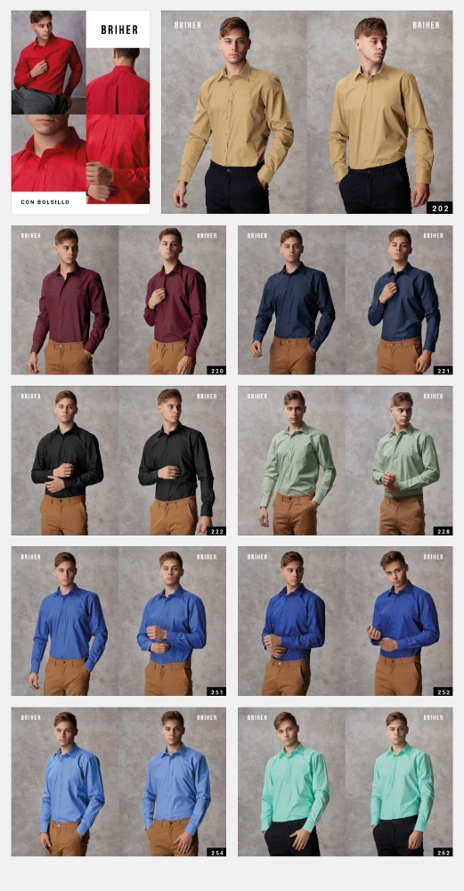 Camisa Celeste de Vestir - Más Colores - Imagen 6