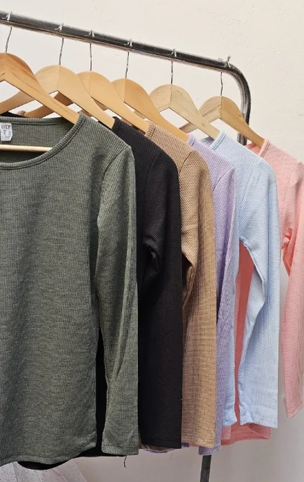 Camiseta Talle Especiales Dama Wafle