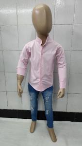 Camisas Elastizada Importado Liso de Bebé Cuello Mao - Miniatura 5