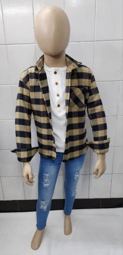 Camisas Leñadora Pilu Fresado de Ñiño con Cuello y Bolsillo - Miniatura 4