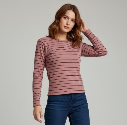 Camiseta Cuello Redondo (darlon Rib)