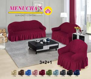 Set X 3 Piezas Fundas de Sillones 3+1+1