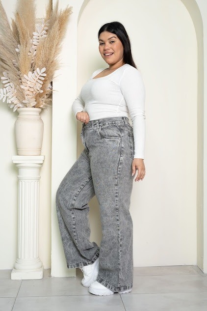 'art. 587.' 48 al 56 Wide Leg + Gris Arenado "t. Especiales" - Imagen 5