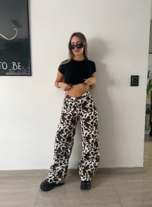 Wide Leg  Vaquita Marron