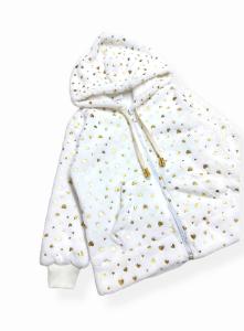 Campera Beba Polar Piel con Foil Glitter - Miniatura 3