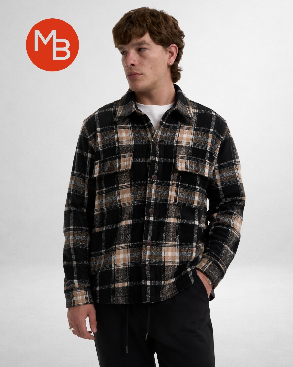 Camisaco Cuadros Talle Comun - 4.jpg