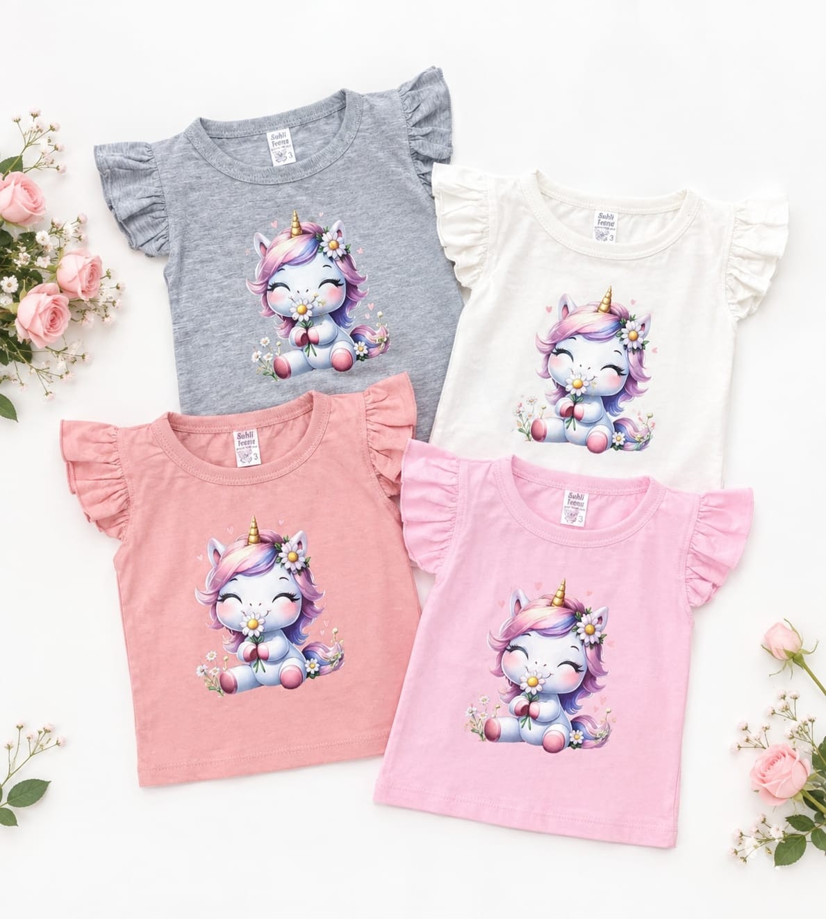 Remera Beba Est. Algodón Peinado Premium - Imagen 2