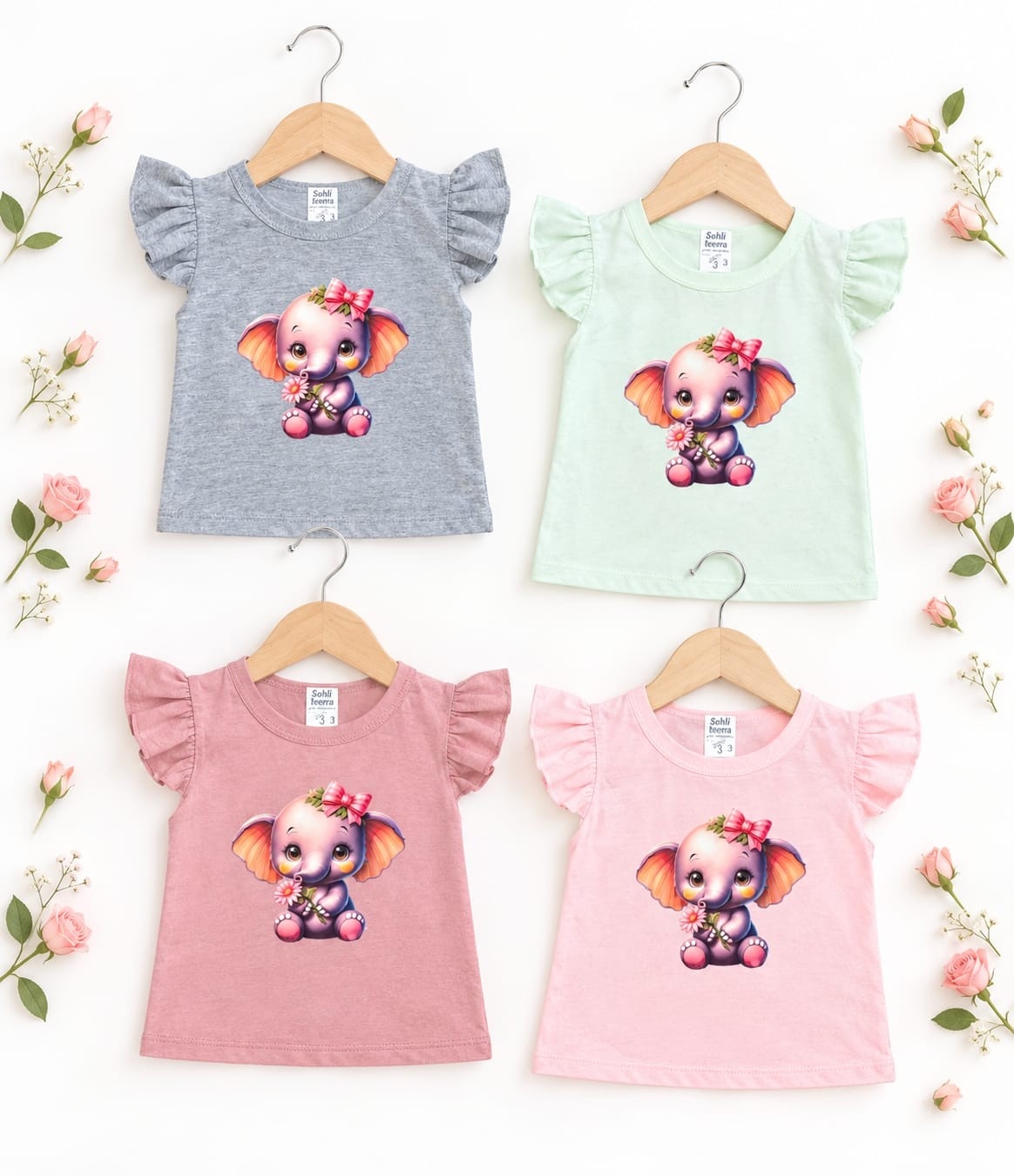Remera Beba Est. Algodón Peinado Premium - Imagen 3