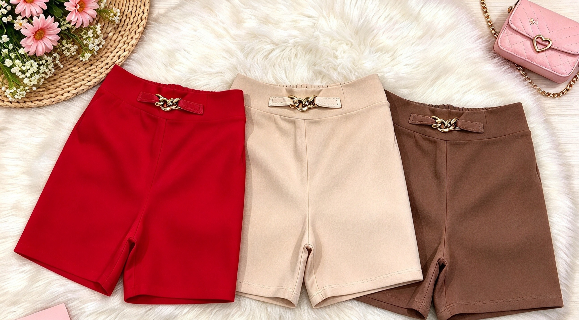 Short Cadena Bengalina Elastizado Nena - Imagen 2