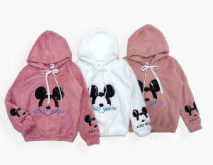 Buzos Mickey Nena Corderito Bifaz con Bordado - Miniatura 2