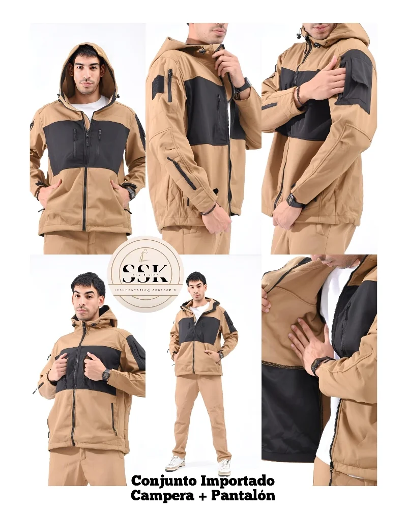 Conjunto en Liquidacion de Neopreno Impermeable y Termico con Micropolar. - Imagen 1
