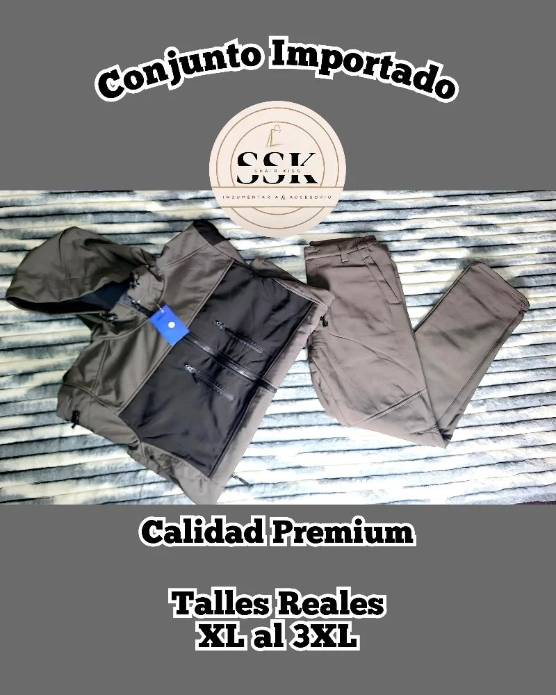 Conjunto en Liquidacion de Neopreno Impermeable y Termico con Micropolar. - Imagen 3
