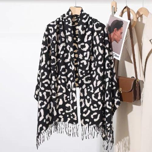 Ruana Pashmina Animal Print Importados - Miniatura 2