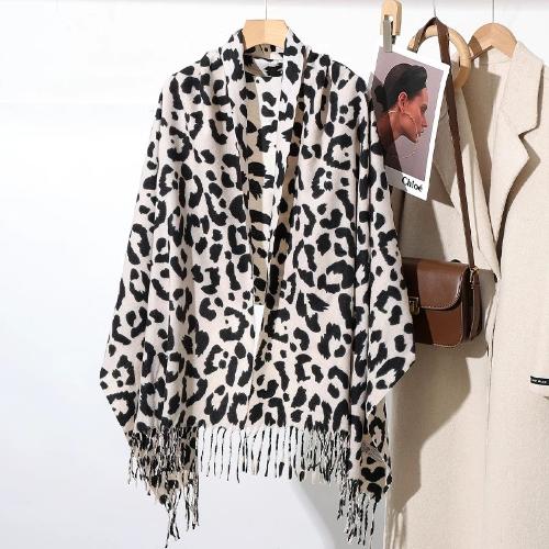 Ruana Pashmina Animal Print Importados - Miniatura 3