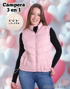 Campera 3 en 1 T-mill, Inflable, Piloto, Chaleco Talle Especiales. - Miniatura 3