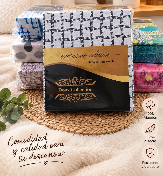 Sabanas 
marca Duox Collection